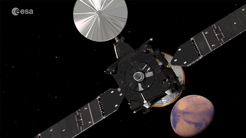 Après sept mois de voyage, ExoMars doit atteindre le sol de Mars