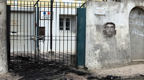 La sous-préfecture de Corte, le 2 avril 2012. Photo ©Pascal Pochard Casabianca/AFP