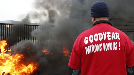 Défilé à Amiens en soutien aux huit salariés de Goodyear condamnés