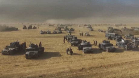 Un drone filme l'armée irakienne en pleine préparation de la bataille de Mossoul (VIDEO) 