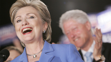Hillary Clinton en campagne en 2008 pour l'investiture démocrate ©Reuters/John Gress
