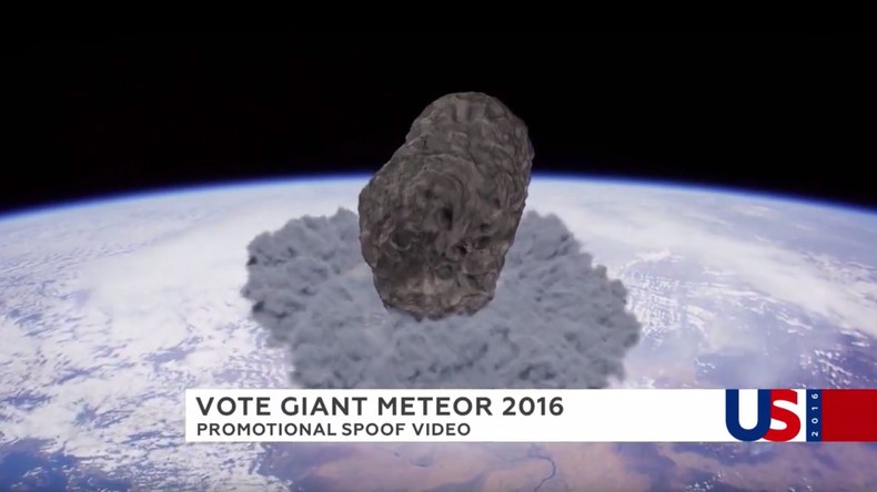 Une météorite géante candidate à l'élection présidentielle américaine ! Sérieux ?