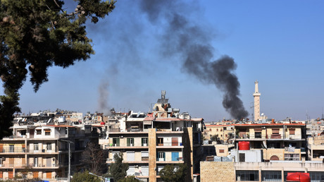 Les quartiers d'Alep-ouest bombardés par les rebelles le 20 novembre. L'offensive de l'armée syrienne a permis la libération récente de plusieurs quartiers orientaux