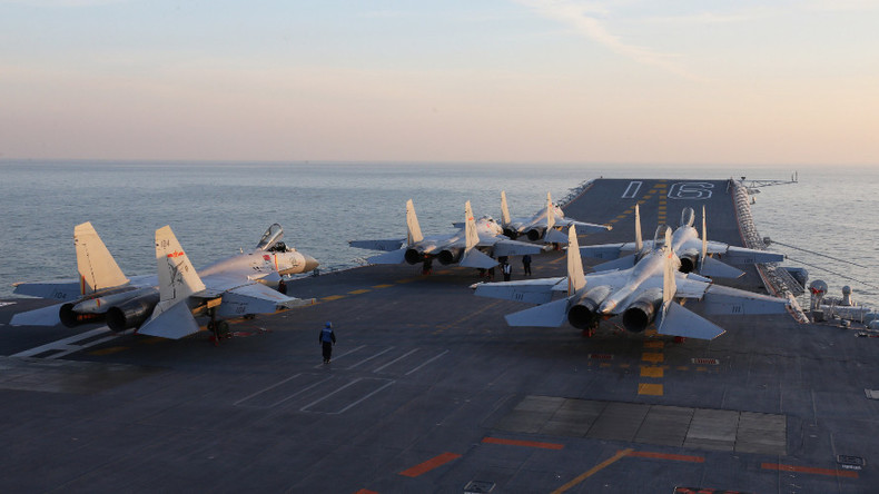 Première sortie dans le Pacifique pour le porte-avions chinois (VIDEO)