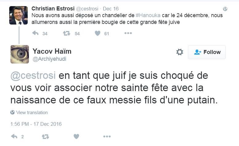 Noël, Hanoucca... Les tweets d'Estrosi et Vallaud-Belkacem mettent Twitter en émoi 