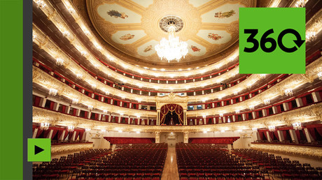 Promenade à 360° au théâtre du Bolchoï à Moscou 