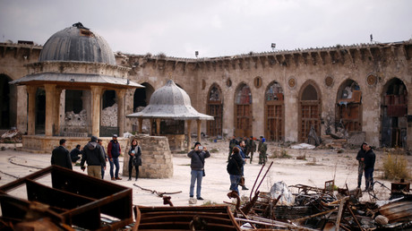 La mosqué d'Umayyad à Alep