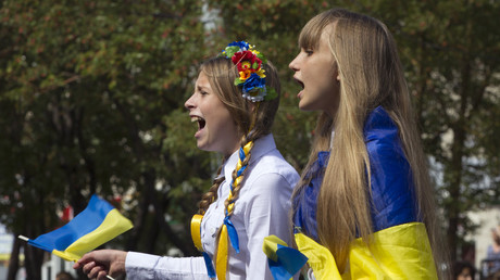 Etudiantes ukrainiennes à Marioupol