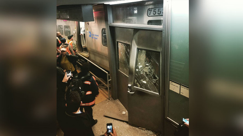 Une centaine de blessés dans le déraillement d'un train à Brooklyn (PHOTOS, VIDEOS)