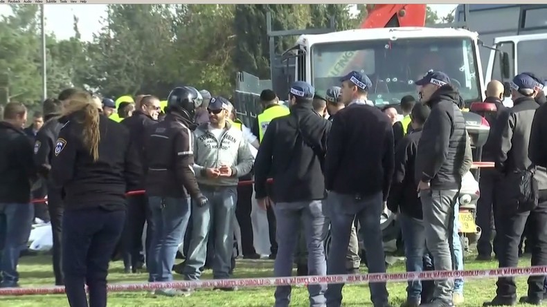 Premières images de l’attaque au camion à Jérusalem