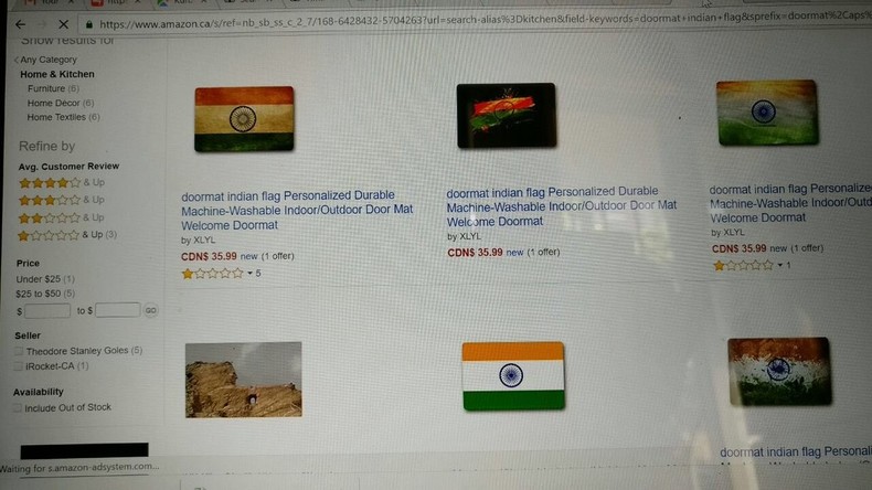 Amazon recule face à la diplomatie indienne et retire des paillassons controversés de son site
