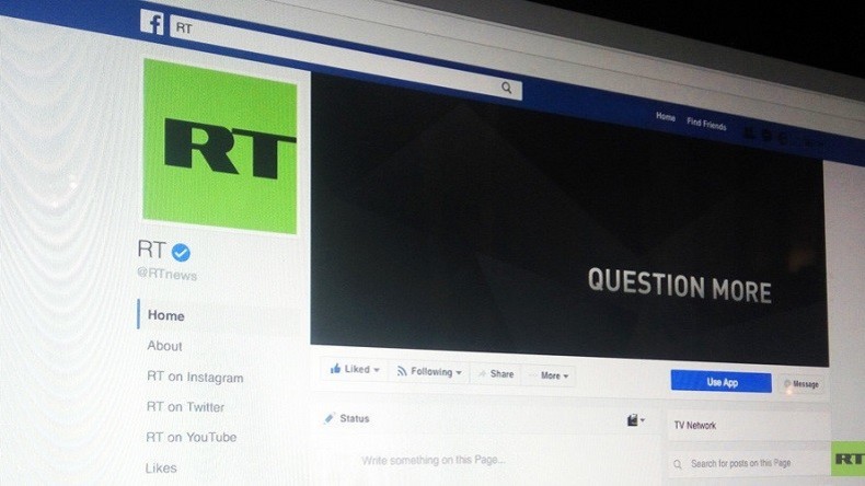 Facebook autorise de nouveau RT à poster du contenu après 24h d'interdiction totale