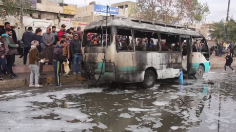 Bagdad : la place Jamila après l'attentat revendiqué par Daesh (VIDEO)