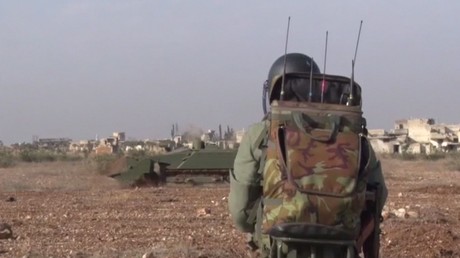 Des sapeurs russes continuent le déminage d’Alep-Est à l’aide de robots (VIDEO)