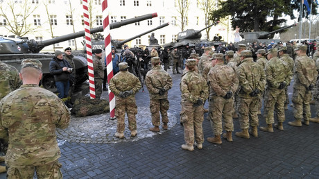 Soldats américains en Pologne, le 12 janvier 2014
