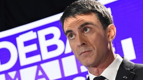 Manuel Valls lors du débat de la primaire de gauche
