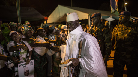 Le président gambien, Yahya Jammeh, le 24 novembre 2016