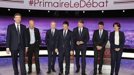 Dernier débat de la primaire de la Gauche, avant le résultat du premier tour
