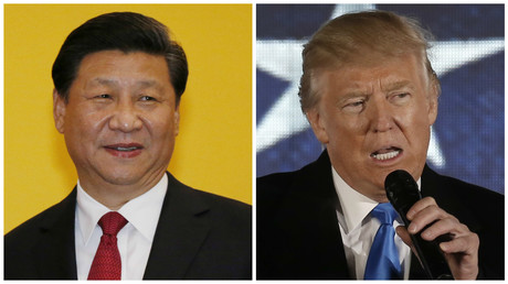 Xi-Jinping et Donald Trump.