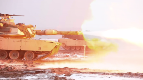 Les chars américains déployés en Pologne s’entraînent en procédant à des tirs réels (VIDEO)
