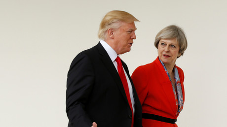 Le président américain Donald Trump et le Premier ministre britannique Theresa May