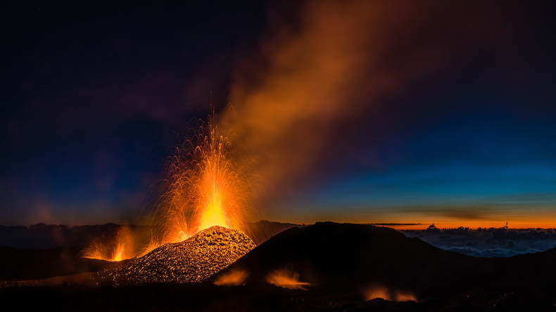 La Réunion : le Piton de la Fournaise en éruption pour la première fois de l’année (VIDEO)