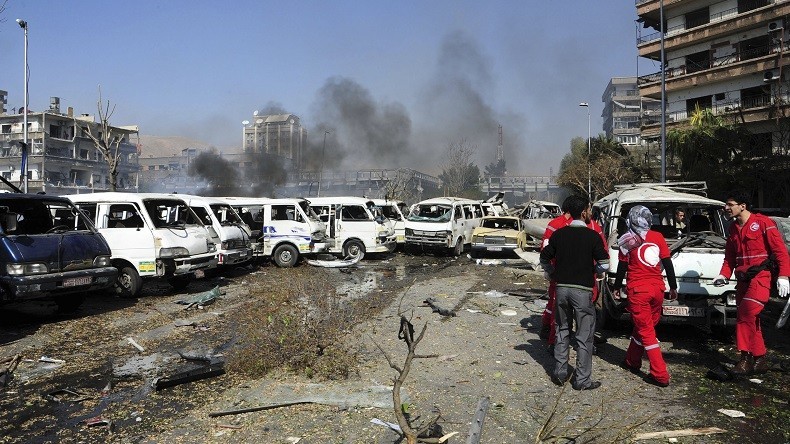 L'ambassade de Russie à Damas bombardée deux jours de suite, pas de blessés