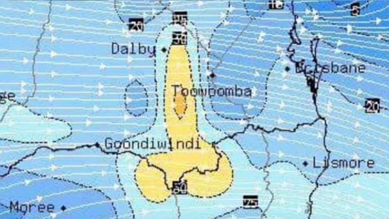 Un orage en forme de pénis repéré en Australie, le web foudroyé (IMAGE)