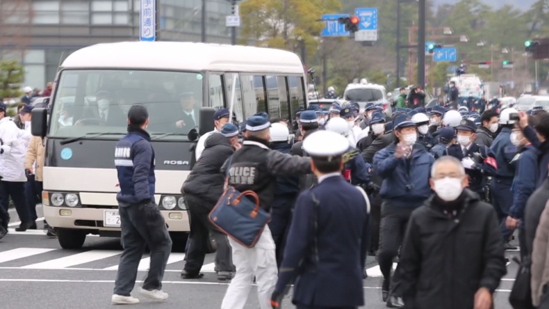 Takeshima Day : violents affrontements entre nationalistes Nippons et Sud-coréens à Matsue (VIDEO)