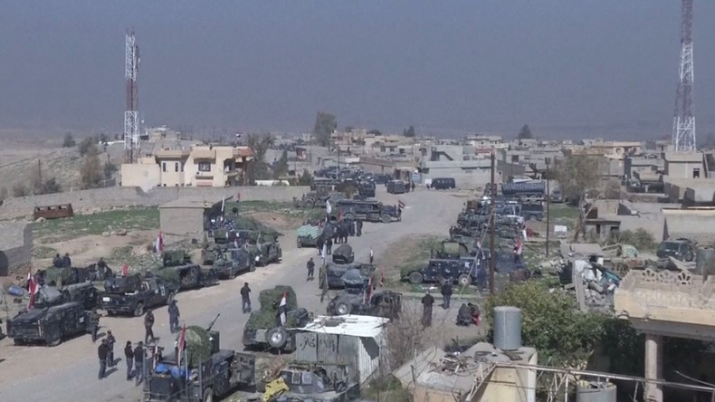 Les forces irakiennes en approche de l’aéroport de Mossoul