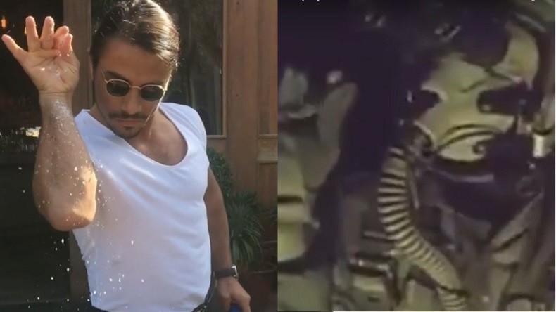 Un pilote a-t-il effectué le «Salt Bae» du boucher turc… en bombardant Daesh en Syrie ? (VIDEO)