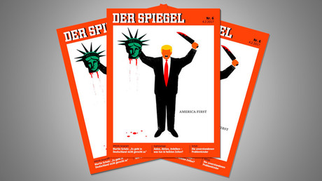 Donald Trump décapitant la Statue de la Liberté : la nouvelle Une du Spiegel fait encore polémique