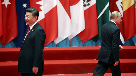 Xi-Jinping et Vladimir Potine lors du sommet de G20 à Hangzhou en septembre 2016