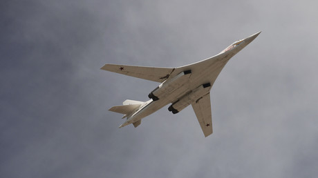 Un bombardier stratégique russe Tu-160 Blackjack