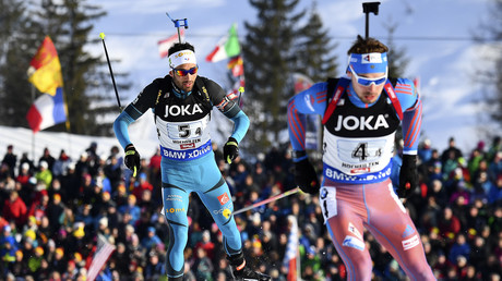 Biathlon : après s'être fait la guerre Martin Fourcade et Anton Shipulin font la paix (VIDEO)