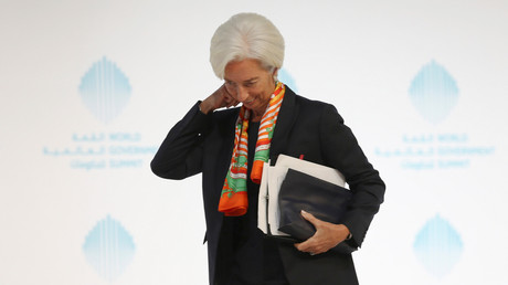 Christine Lagarde au sommet du gouvernement mondial le 13 février