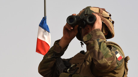 Un soldat français participant à l'opération Barkhane