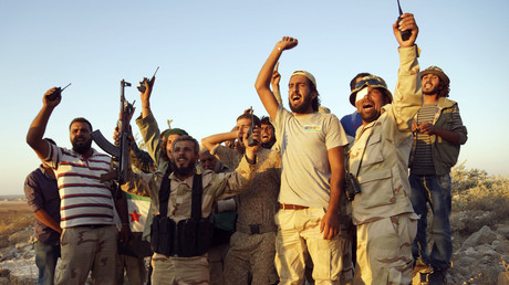 Les combattants de l'armée syrienne libre en Syrie.