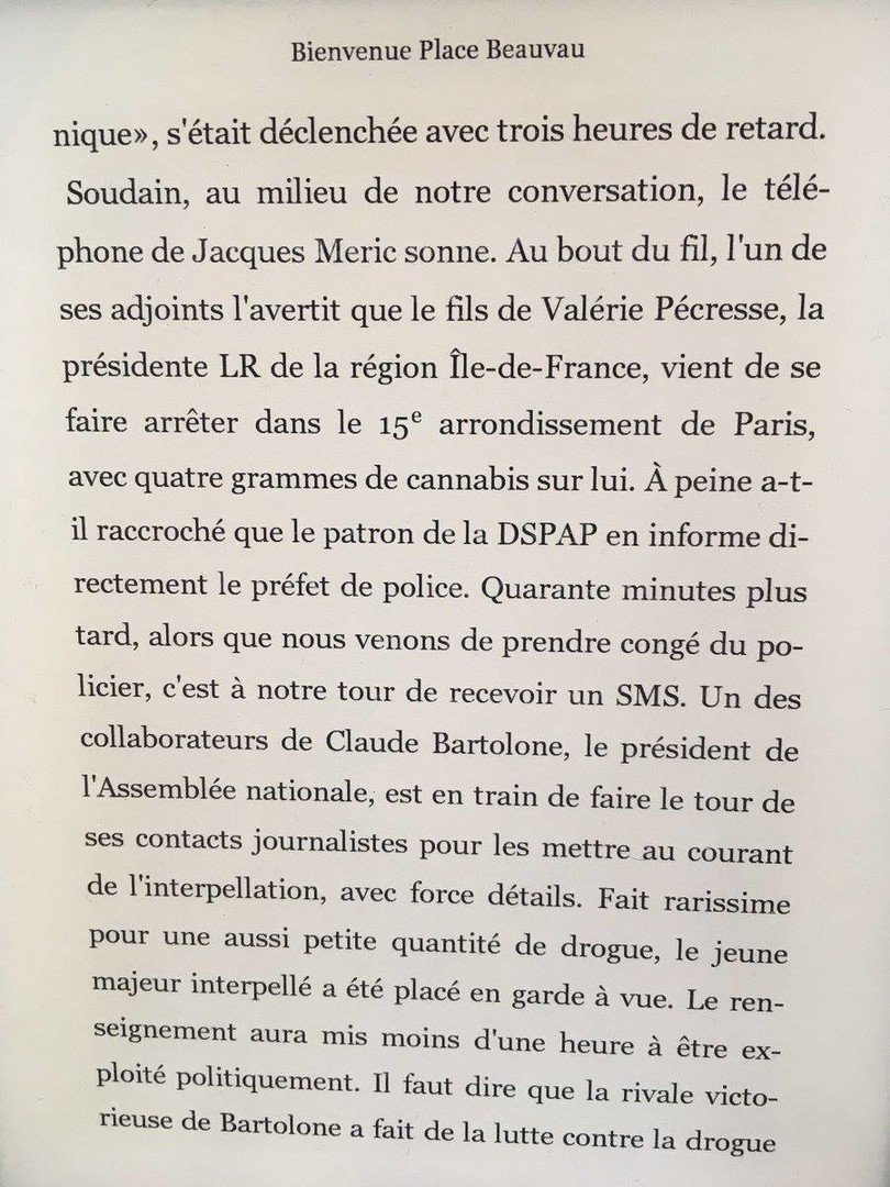 «Bienvenue Place Beauvau» : le livre sur les secrets de la police en «Hollandie» en rupture de stock