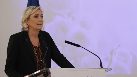 Marine Le Pen présente à la presse sa conception du rôle de l’Etat dans l’économie