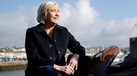 Marine Le Pen à Concarneau, le 31 mars