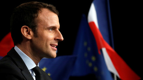 Emmanuel Macron en meeting à Besançon