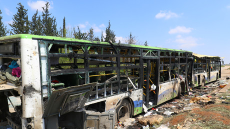 L'attaque du convoi de bus à Rachidine, le 15 avril