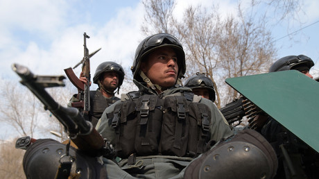 Des membres des forces de l'ordre afghanes (Photographie d'illustration)