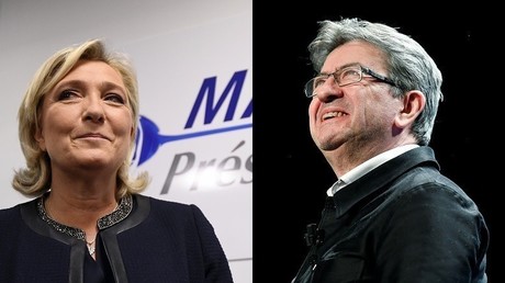 Marine Le Pen exhorte les électeurs de Jean-Luc Mélenchon à «faire barrage» à Macron 