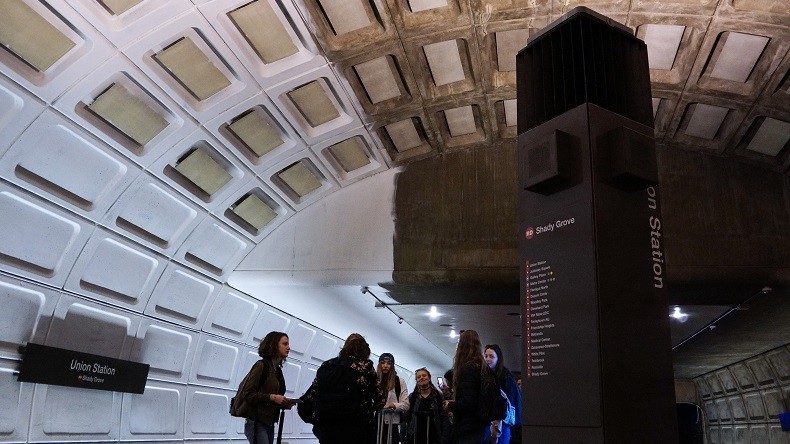 Du porno diffusé sur l'écran d'une gare en pleine heure de pointe à Washington