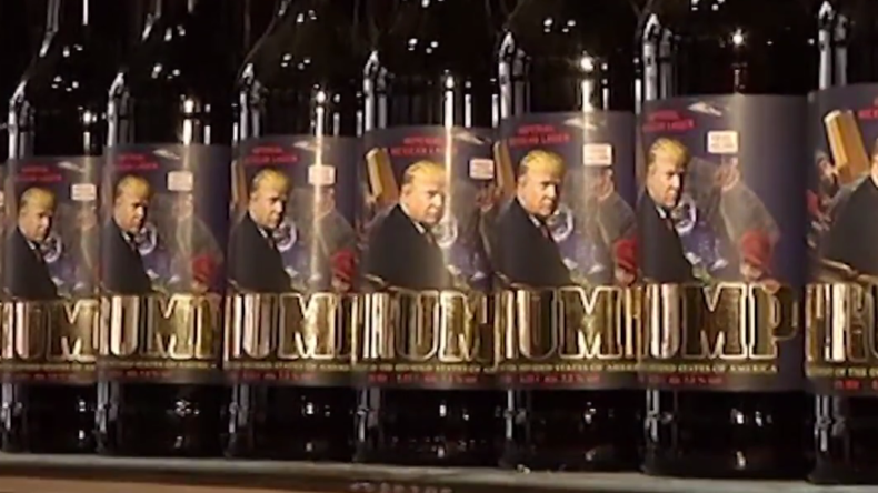 Soif de Trump ? En Ukraine, une brasserie vend une bière à l'effigie du président américain (VIDEO)