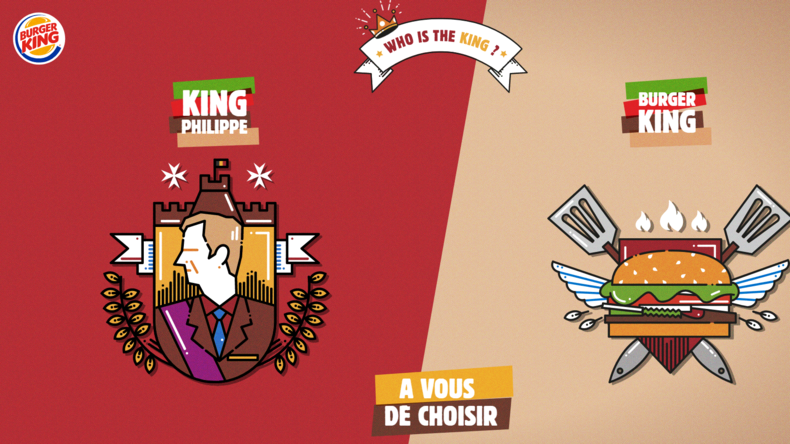 Une pub de Burger King déplaît au Roi des Belges
