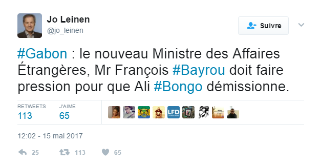 Un eurodéputé allemand s'adresse à François Bayrou, «nouveau ministre des Affaires étrangères»