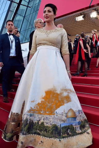 Internet rhabille la ministre de la Culture israélienne, venue dans une robe polémique à Cannes 
